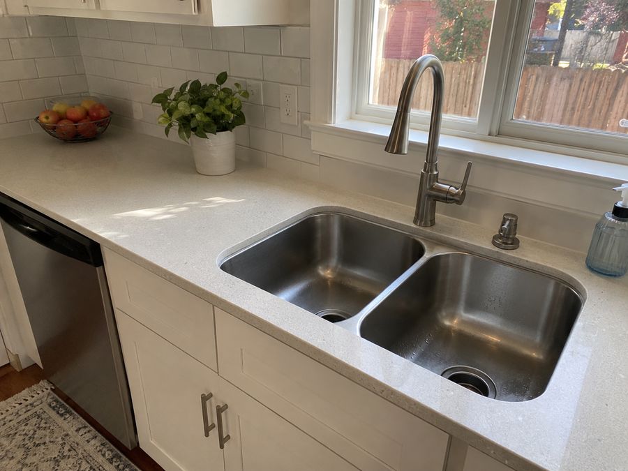 Verification photo of a finished clean